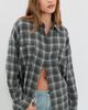 Lioness Lioness Clarity Shirt Slate Plaid - 2
