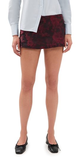 Lioness Lioness Constance Miniskirt Burgundy