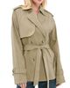 Lioness Lioness Cropped Trencherous Coat Tan - 1