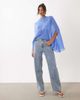 Lioness Lioness Diamante cotton rich straight leg jeans in light blue wash - 1