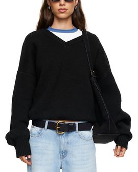 Lioness Lioness Dolce V Neck Slouchy Sweater