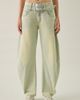 Lioness Lioness Dynasty Belted Low-Rise Barrel Leg Jeans in Camel Wash, Women's at Urban Outfitters - 3