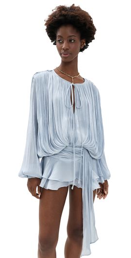 Lioness Lioness Elements Mini Dress Baby Blue