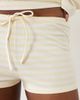 Lioness Lioness exclusive Bloom cotton blend shorts in lemon stripe - part of a set-Yellow - 4
