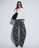 Lioness Lioness exclusive Horseshoe barrel leg jeans in camo-MULTI - 1