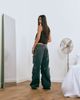 Lioness Lioness exclusive Sweetness low rise pocket detail oversized cargo jeans in washed black - 3