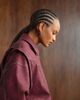 Lioness Lioness exclusive Vista leather look contrast stitch bomber jacket in wine red - 4