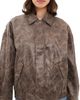 Lioness Lioness Faux Leather Kenny Bomber Chocolate - 1