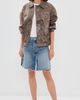 Lioness Lioness Faux Leather Kenny Bomber Chocolate - 5