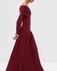 Lioness Lioness Field of Dreams Long Sleeve Maxi Dress Burgundy XS - 5