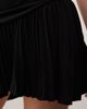 Lioness Lioness Field of Dreams scoop neck ruched bodice pleated hem mini dress in black - 4