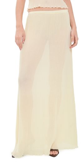Lioness Lioness Ford Maxi Skirt Soft Lemon
