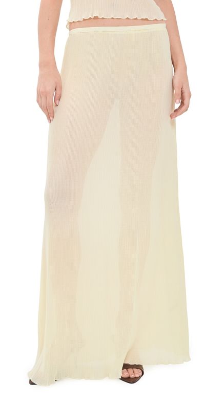 Lioness Lioness Ford Maxi Skirt Soft Lemon