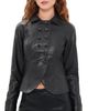 Lioness Lioness Form Faux Leather Jacket Dusk - 1