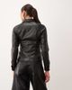 Lioness Lioness Form faux leather Napoleon button detail jacket in black - part of a set - 4