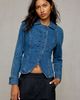 Lioness Lioness Form Tailored Double-Breasted Jacket in Blue, Women's at Urban Outfitters - 1