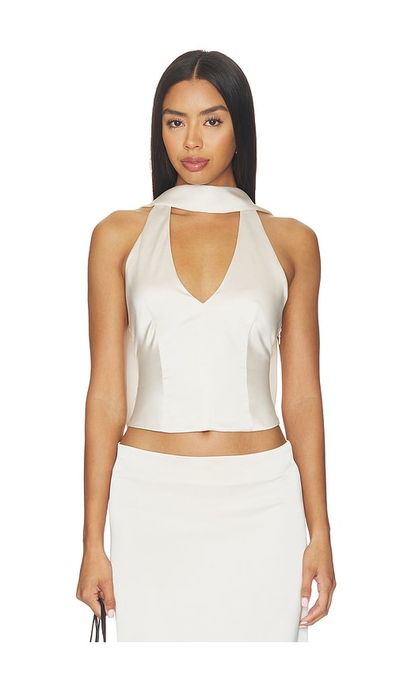 LIONESS LIONESS Front Row Halter Top