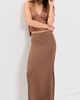 Lioness Lioness Front Row Maxi Skirt Chocolate - 5