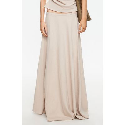 LIONESS LIONESS Halcycon Linen Blend Maxi Skirt