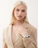 Lioness Lioness Horizon linen look cotton structured pocket details mini blazer dress in beige-Neutral - 4
