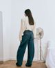 Lioness Lioness Horseshoe barrel leg jeans in washed indigo denim-Blue - 3