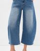 Lioness Lioness Horseshoe Cropped Jeans Dark Indigo - 2