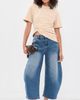 Lioness Lioness Horseshoe Cropped Jeans Dark Indigo - 5