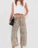 Lioness Lioness Horseshoe Cropped Jeans Leopard - 5