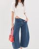 Lioness Lioness Horseshoe Cropped Jeans Light Denim - 5