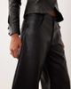 Lioness Lioness Horseshoe faux leather cropped barrel leg pants in black - part of a set - 4
