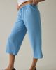 Lioness Lioness Juicy Cropped Low-Rise Straight Leg Sweatpants in Light Blue, Women's at Urban Outfitters - 1