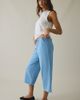 Lioness Lioness Juicy Cropped Low-Rise Straight Leg Sweatpants in Light Blue, Women's at Urban Outfitters - 4