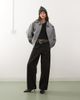 Lioness Lioness Kenny collar detail oversized bomber jacket in navy plaid-Multi - 1