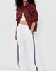 Lioness Lioness Kenny Faux Leather Bomber Jacket Cherry - 5