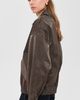 Lioness Lioness Kenny Faux Leather Bomber Jacket Espresso - 4