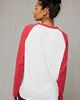 Lioness Lioness Kravitz Oversized Raglan Baseball Tee in Red, Women's at Urban Outfitters - 4