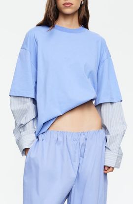 LIONESS LIONESS Layered Look Oversize T-Shirt