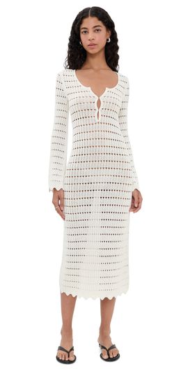 Lioness Lioness Leisure Midi Dress Porcelain