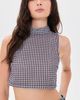 Lioness Lioness Marbella Top Midnight Gingham - 2