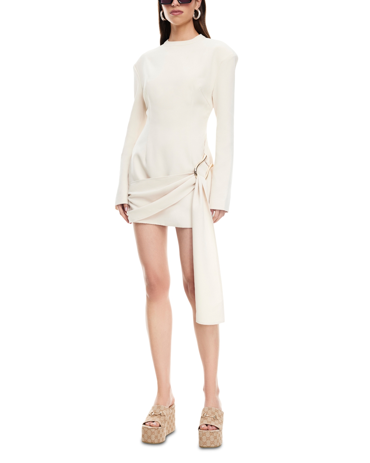 knee length dresses for ladies Carmela Mini Dress | Charcoal