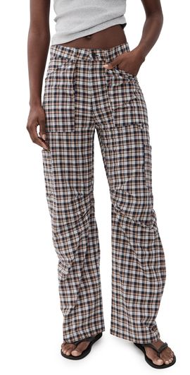 Lioness Lioness Miami Vice Pants BEIGE TARTAN