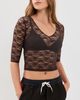 Lioness Lioness Midnight Lace Top Chocolate - 2