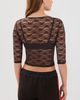 Lioness Lioness Midnight Lace Top Chocolate - 3