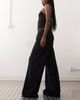 Lioness Lioness Muse low rise wide leg tie detail jean in rinse wash-Navy - 3