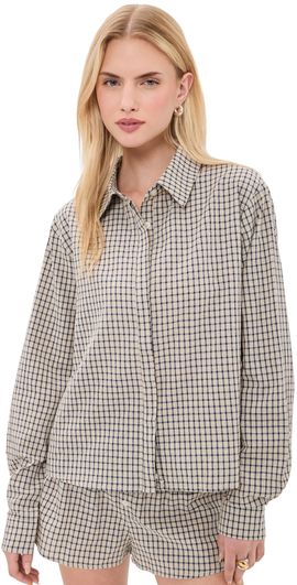 Lioness Lioness Nirvana Shirt Vintage Beige Plaid