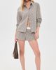 Lioness Lioness Nirvana Shorts Vintage Beige Plaid - 5