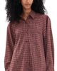 Lioness Lioness Notting Hill Button Down Shirt Cherry Plaid - 1