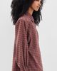 Lioness Lioness Notting Hill Button Down Shirt Cherry Plaid - 5