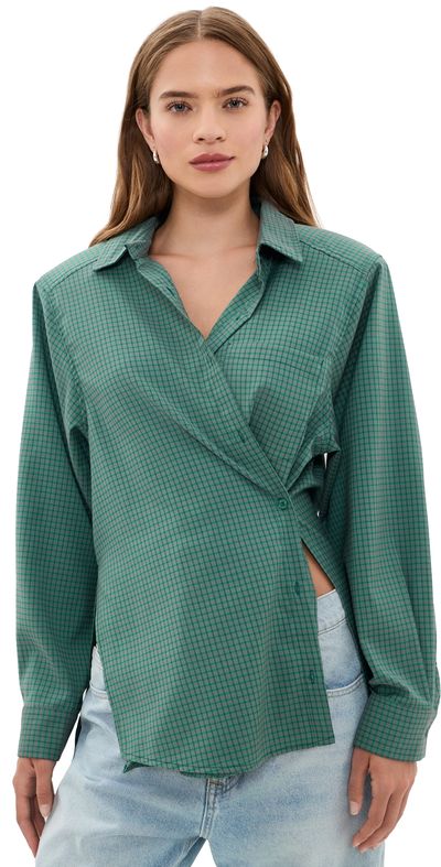 Lioness Lioness Notting Hill Shirt Forest Plaid