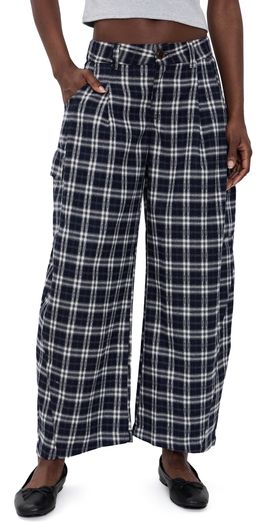 Lioness Lioness Nova Pants Navy Plaid